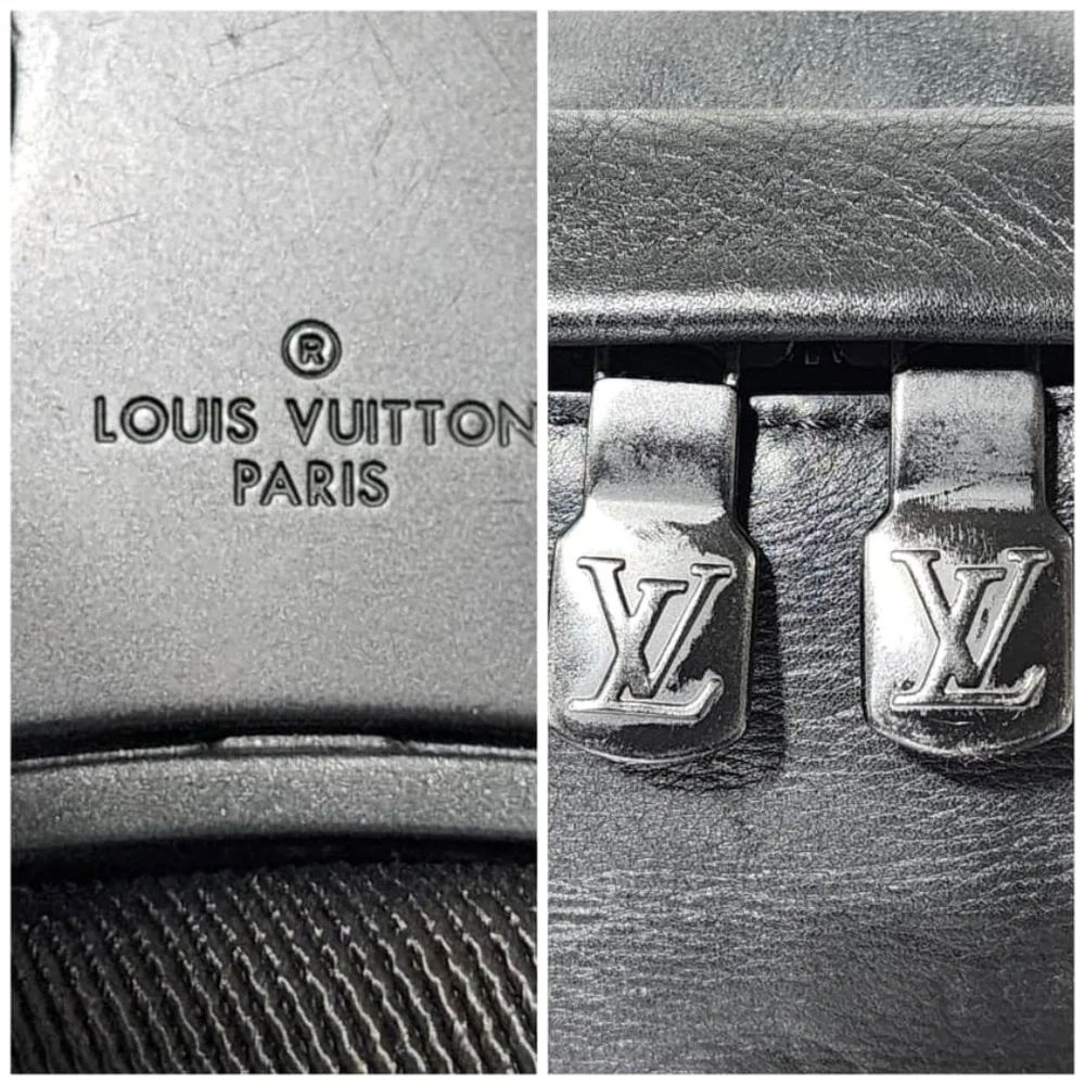 SOLD***Authentic LOUIS VUITTON Monogram Shadow Leather Discovery Bum/Waist Bag - Picture 13 of 15